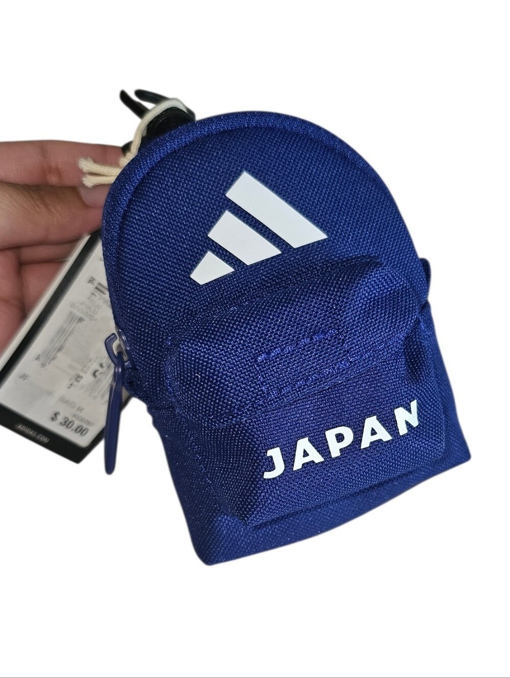Adidas FIFA 2026 World Cup JFA Japan 26 Packable Nylon Bag Mini Backpack Charm